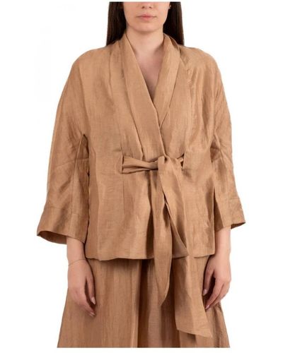 Alpha Industries Kimono elegante per donne - Marrone