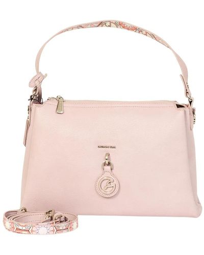 Gattinoni Rosa schultertasche mit logo-anhänger - Pink