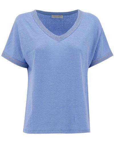 Le Tricot Perugia T-shirts - Blau