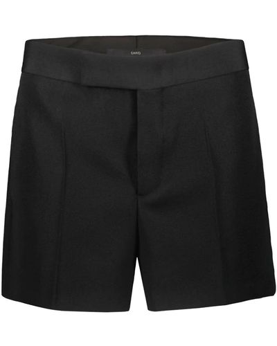 SAPIO N°7c panama shorts - Negro