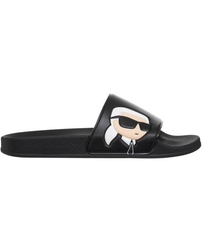 Karl Lagerfeld Shoes > flip flops & sliders > sliders - Noir