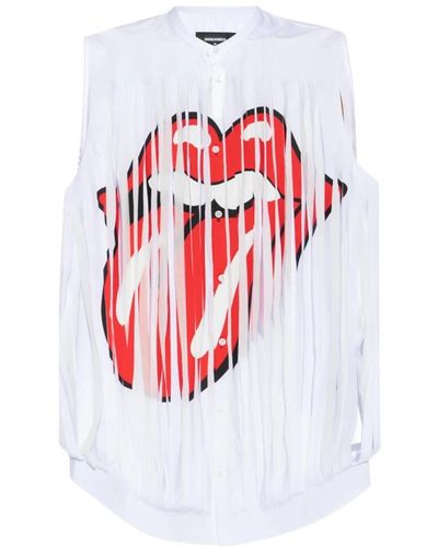 DSquared² Tops > sleeveless tops - Blanc