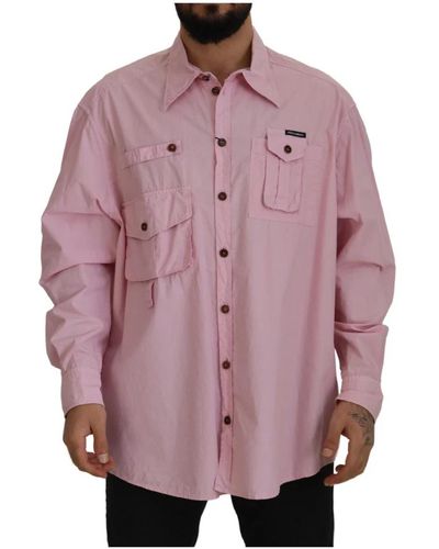 Dolce & Gabbana Casual shirts - Pink