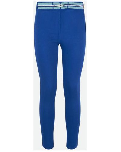 Elisabetta Franchi Trousers > leggings - Bleu