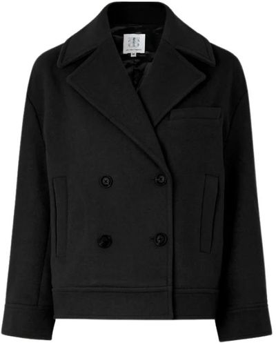 Second Female Coats > double-breasted coats - Noir
