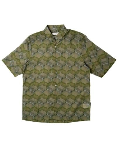 Dries Van Noten Short sleeve camicie - Verde