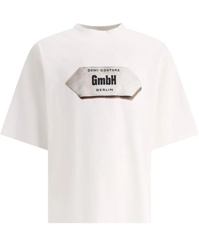 GmbH Magliette in cotone stampata - Bianco