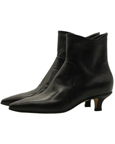 Pomme D'or Heeled Boots - Black