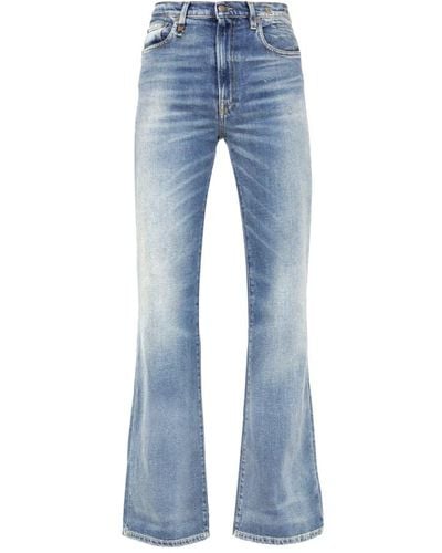 R13 Flared Jeans - Blue