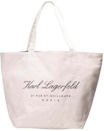 Karl Lagerfeld Wendbare tote tasche - Pink