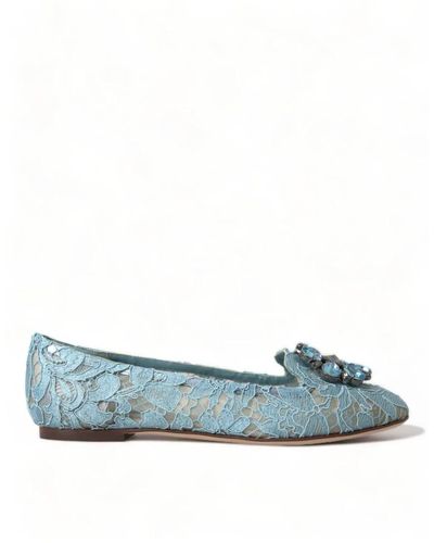 Dolce & Gabbana Shoes > flats > ballerinas - Bleu