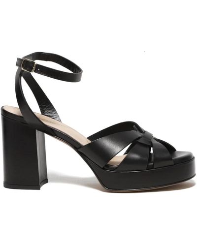 Guglielmo Rotta Shoes > sandals > high heel sandals - Noir