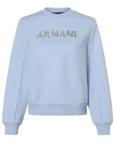 Armani Exchange Basic sweatshirt - Blau