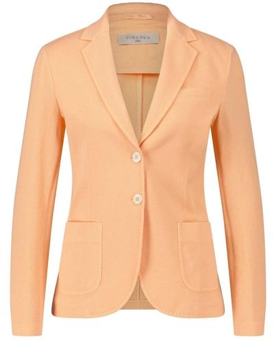 Circolo 1901 Baumwoll slim-fit blazer eleganter look - Orange