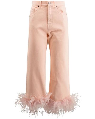 P.A.R.O.S.H. Wide Jeans - Pink