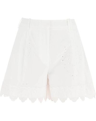 Simone Rocha Shorts > short shorts - Blanc