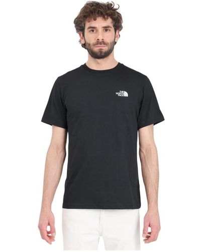 The North Face Schwarzes simple dome kurzarm t-shirt