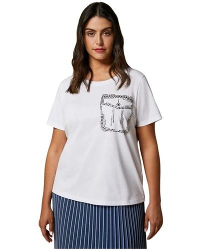 Marina Rinaldi Tops > t-shirts - Blanc