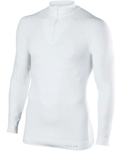 FALKE Max zip camicia - Bianco