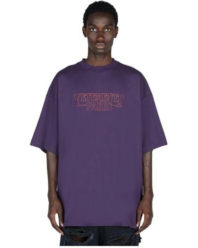 Vetements T-shirts - Violet