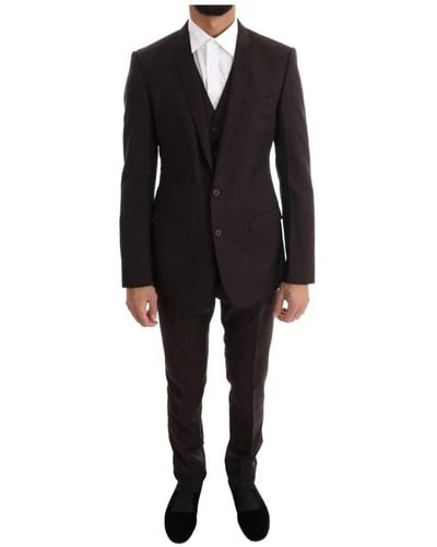 Dolce & Gabbana Single breasted suits - Schwarz