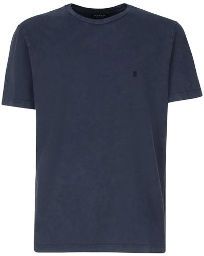 Dondup T-shirt regular fit blu
