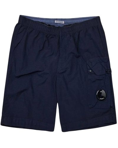 C.P. Company Lässige denim shorts für männer - Blau