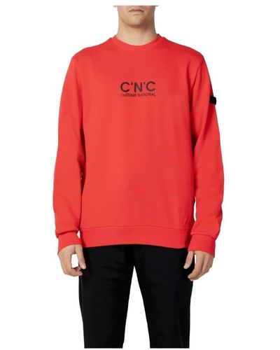 CoSTUME NATIONAL Sweatshirts - Red