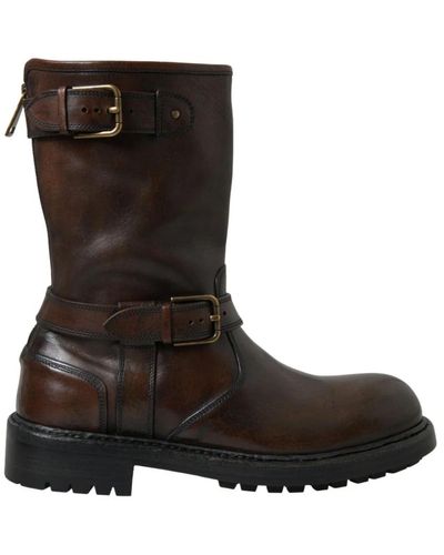 Dolce & Gabbana Shoes > boots > high boots - Marron