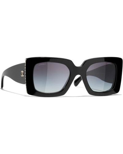 Chanel Des lunettes de soleil - Noir