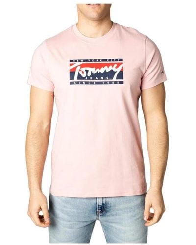 Tommy Hilfiger T-Shirts - Pink