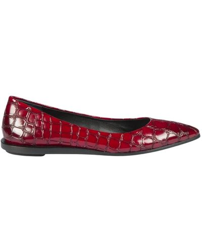 Roberto Del Carlo Shoes > flats > ballerinas - Rouge