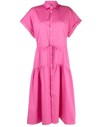 Polo Ralph Lauren Shirt Dresses - Pink
