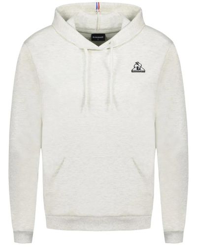 Le Coq Sportif Felpa hoodie essential - Bianco
