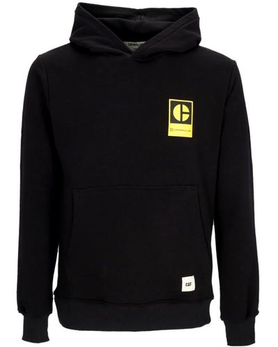 Caterpillar Block c hoodie leichte streetwear - Schwarz