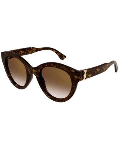 Cartier Stylische sonnenbrille für modebewusste individuen - Braun