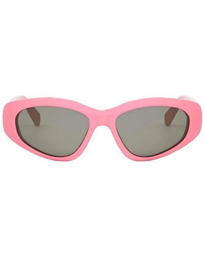 Celine Monochrom large sonnenbrille,sunglasses - Pink