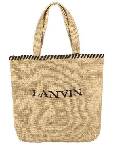 Lanvin Tote Bags - Natural