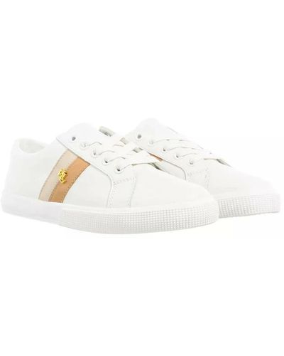 Ralph Lauren Sneaker in pelle di lusso - Bianco