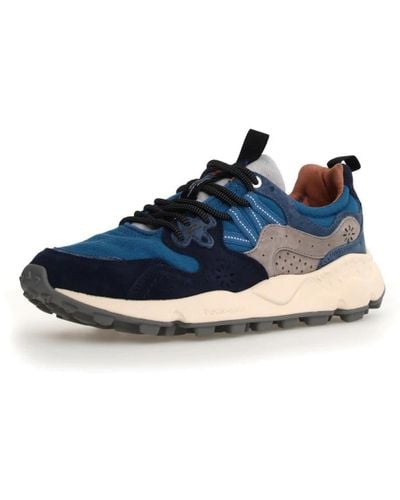 Flower Mountain Sneakers - Blue