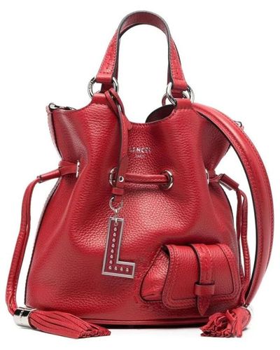 Lancel Bucket Bags - Red