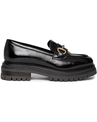Nero Giardini Zapatos planos negros con diseño refinado