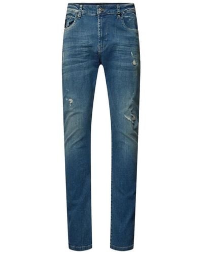 Elias Rumelis Jeans > slim-fit jeans - Bleu