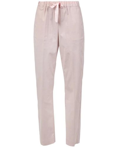 Semicouture Slim-Fit Trousers - Pink