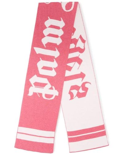 Palm Angels Winter Scarves - Pink