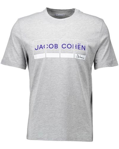 Jacob Cohen Magliette grigio chiaro per uomo