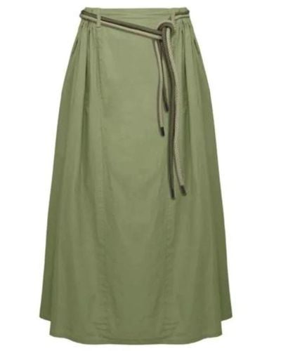 Bomboogie Midi Skirts - Green