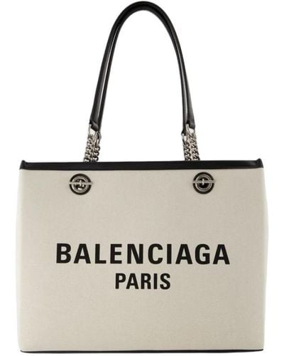 Balenciaga Tote Bags - White
