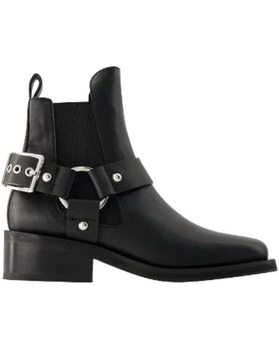 Ganni Ankle Boots - Black
