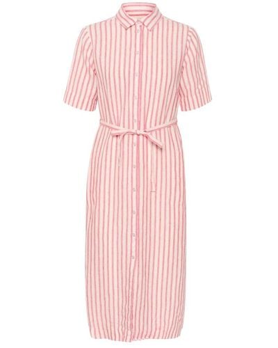Part Two Shirt Dresses - Pink